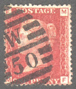 Great Britain Scott 33 Used Plate 217 - MF - Click Image to Close
